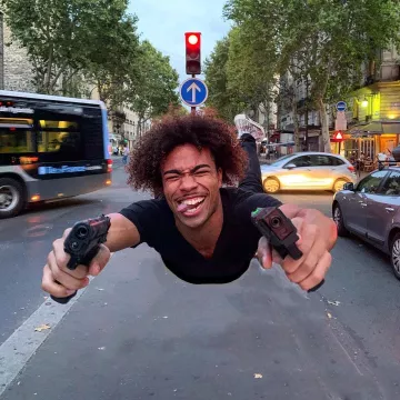 Les sneakers Dior B23 High Top Logo Oblique de Gambi sur son compte Instagram @gambinojetski