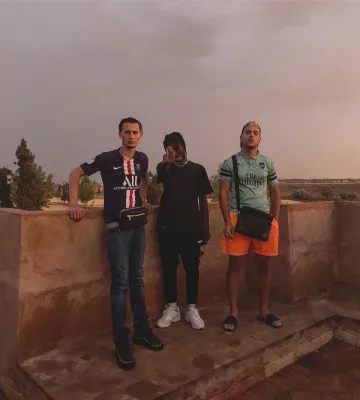 Les sneakers Nike Air Max 97 UNDFTD Black de PLK sur son compte Instagram @plkpb