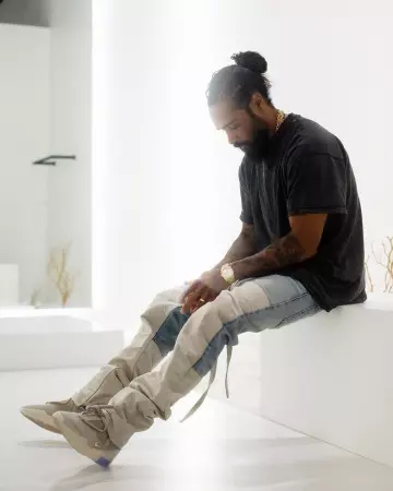 Nike Air Fear Of God 1 Black sneakers worn by Jerry Lorenzo on his  Instagram account @jerrylorenzo