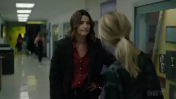 Etoile Checked Tweed Jacket worn by Dex Parios (Cobie Smulders) in Stumptown Season 1 Episode 9