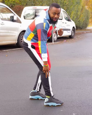 The pair of Nike Jordan 13 Retro Chris Paul Away on the account Instagram of @sneakers_loveur