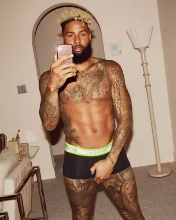 Le boxer Calvin Klein de Odell Beckham Jr. sur son compte Instagram @obj
