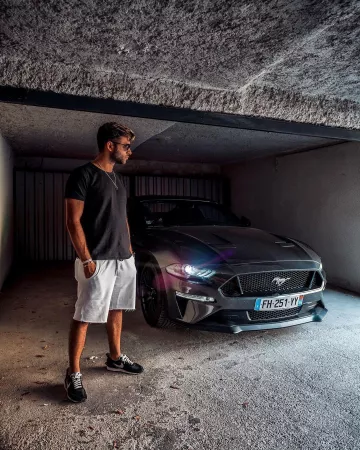 The pair of Nike LD Waffle cardigan Black Anil Brancaleoni on his account Instagram @anilbrancaleoni