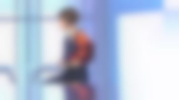 The V neck sweater knit Blue graph of Melanie Taravant in C to say