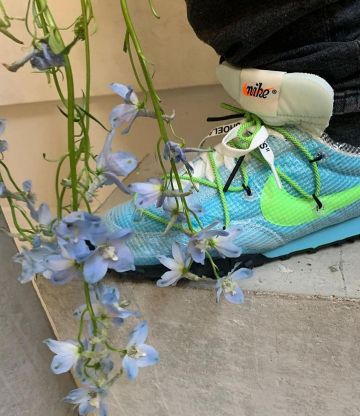 Off-White Sneakers, OFF-WHITE x Nike Vapor Street account on the Instagram of @virgilabloh