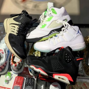 Nike jordan 15 quai 54 on the account Instagram of @larrydeadstock