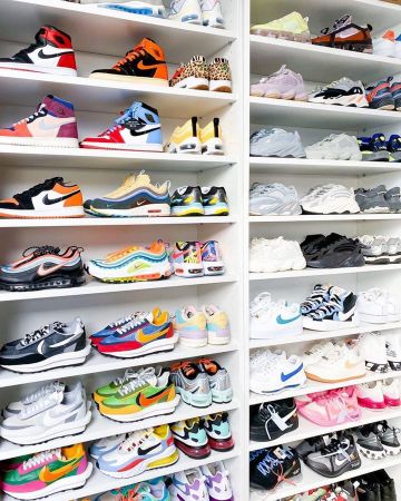 Sneakers sur le compte Instagram de @coproom