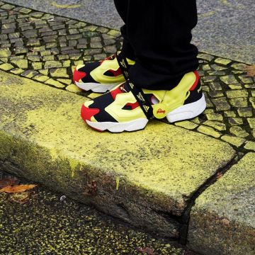 Reebok Instapump Fury Boost Lemon OG Meets OG account on the Instagram of @sneakersnstuff