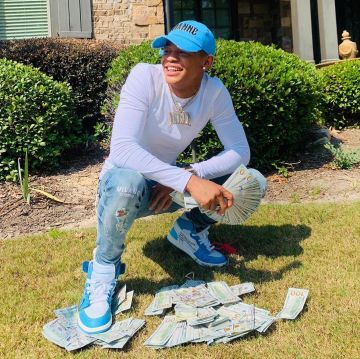 Air Jordan 1 high x Off White de YK Osiris en la cuenta de Instagram de @ykosiris