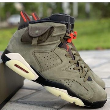 Air jordan 6 travis scott sur le compte Instagram de @nicksoless