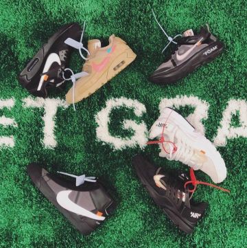 Nike Blazer Mid, Off-White Grim Reaper on the account Instagram of @hookup.marseille