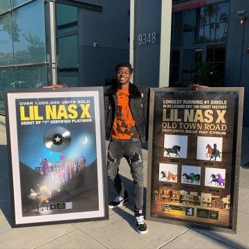 Vans Sk8-HI (Black and White) Lil Sin X on the account Instagram of @lilnasx