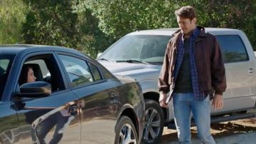 Jacket brown Carter (Colton Little) in let's get Married at Christmas