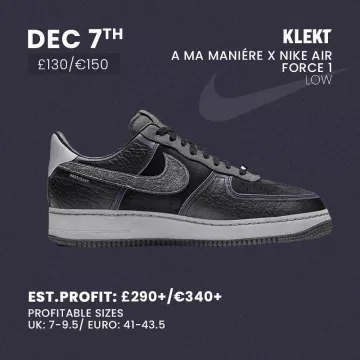 A MA MANIERE X NIKE en la cuenta de Instagram de @klekt