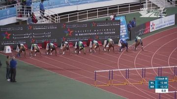 Nike superfly elite of Omar McLeod on the account Instagram of @_warrior_child_