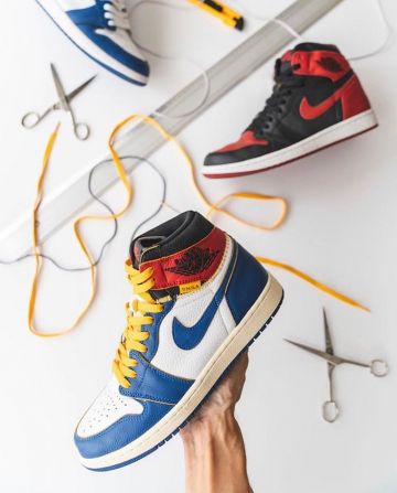 JORDAN 1 UNION de sur le compte Instagram de @snkrsonly