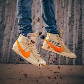 Nike Blazer Mid, Off-White All Hallow''s Eve on the account Instagram of @quezappas