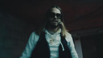 Hoodie blanc porté par SCH dans SCH - R.A.C. (Clip officiel)