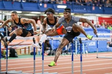 Nike zoom superfly elite of Omar McLeod on the account Instagram of @_warrior_child_