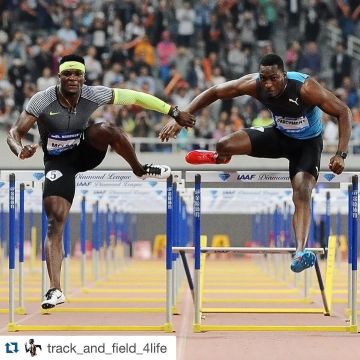 Nike zoom superfly elite of Omar McLeod on the account Instagram of @_warrior_child_
