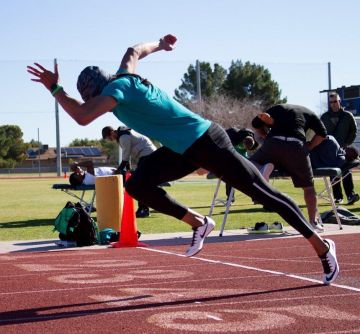 Nike zoom superfly elite de Aries Merritt en la cuenta de Instagram de @amhurdlestar