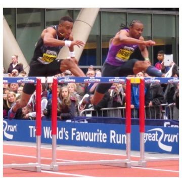 Nike zoom superfly elite de Aries Merritt en la cuenta de Instagram de @amhurdlestar