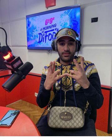 Gucci shoulder Bag canvas Supreme GG Heuss the Bastard on the account Instagram of @heuss_lenfoire