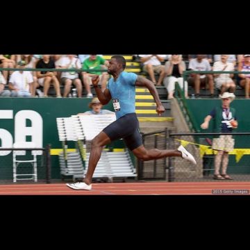 La élite de supermoscas Nike zoom de Justin Gatlin en la cuenta de Instagram de @justingatlin