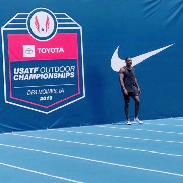 La élite de supermoscas Nike zoom de Justin Gatlin en la cuenta de Instagram de @justingatlin