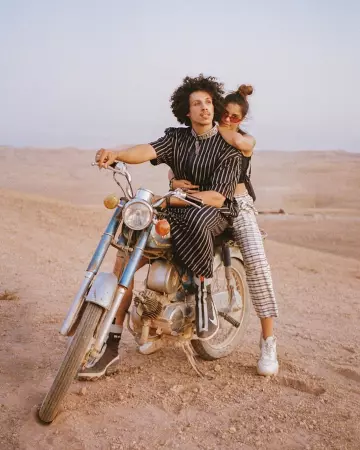 Les sneakers Nike Air VaporMax Flyknit Gator ISPA Black portées par Rilès sur son compte Instagram @0riles