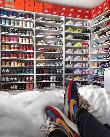 Nike LD Waffle Sacai Blue Multi en la cuenta de Instagram de @basedofhype