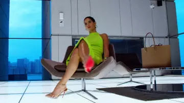 Christian Louboutin Nosy High Heels worn by (Adria Arjona) in 6 Underground