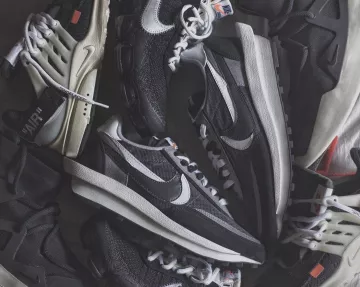 Nike LD Waffle sacai Black en la cuenta de Instagram de @alan_manfy