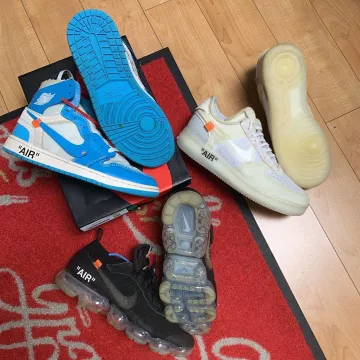 Jordan 1 Retro High Off-White University Bleu sur le compte Instagram de @grails.sf
