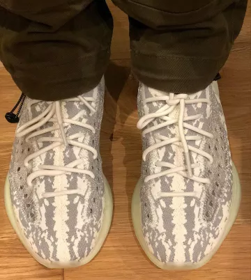 Adidas Yeezy Boost 380 Alien on the account Instagram of @scratchwear