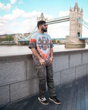 Les Sneakers Jordan 1 Retro Low OG SP Travis Scott de Qias Omar sur le compte Instagram de @qiasomar