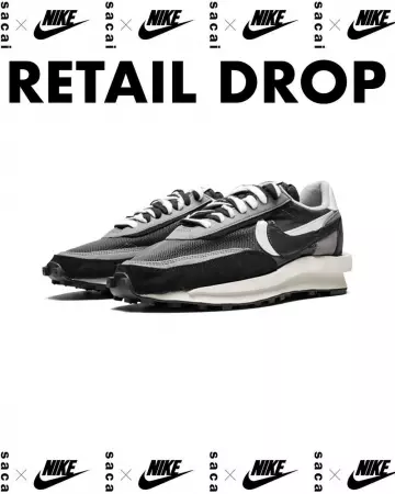 Nike LD Waffle sacai Black sur le compte Instagram de @coproom