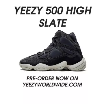 Adidas Yeezy 500 High Slate sur le compte Instagram de @yeezyworldwide_