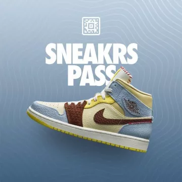 Mcr nike sur une jordan1 mid sur le compte Instagram de @youssouf.f