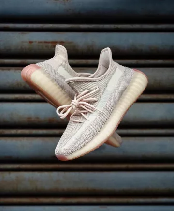 Adidas Yeezy Boost 350 V2 Citrin (non reflective) on the account Instagram of @yeezyworldwide_