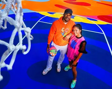 Nike Vapor Street Off-White Polarized Blue sur le compte Instagram de @jimmybutler