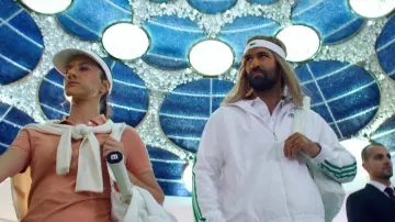 Adidas White Tracksuit worn by Three (Manuel Garcia-Rulfo) in 6 Underground