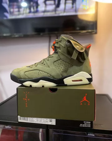 Jordan 6 Retro Travis Scott en la cuenta de Instagram de @bannedsf