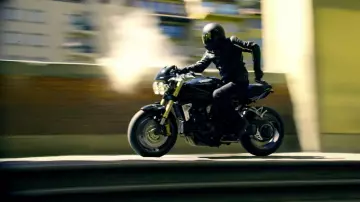 Triumph Motorcycle as seen in 6 Underground