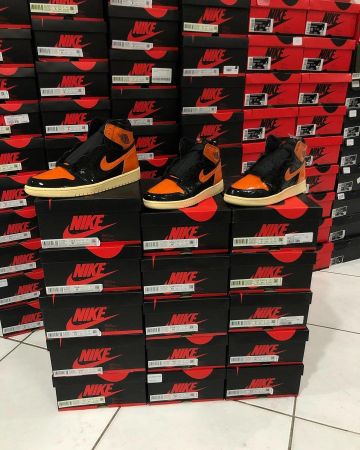 Jordan 1 Retro High Shattered Backboard 3.0 sur le compte Instagram de @broward.kicks