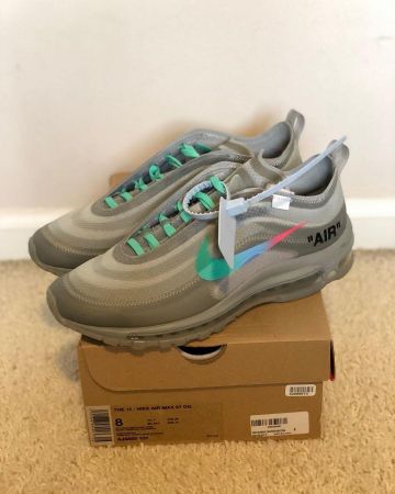 Air Max 97 Off-White Menta on the account Instagram of @broward.kicks