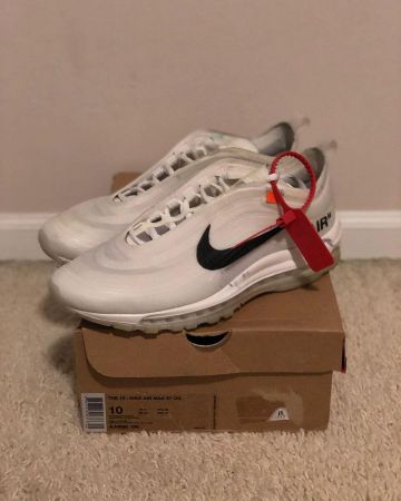 Air Max 97 Off-White on the account Instagram of @broward.kicks