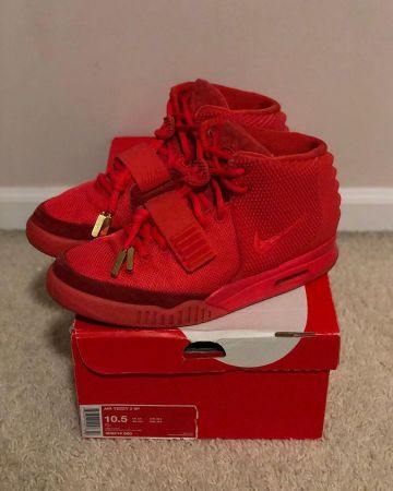 Air Yeezy 2 Red October on the account Instagram of @broward.kicks