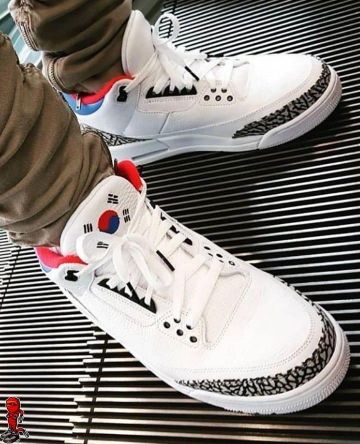 Jordan 3 Retro Seoul sur le compte Instagram de @laced_differently