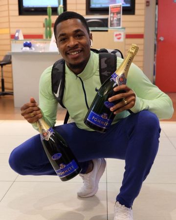 Nike Air Zoom Pegasus 36 of Wilhem Belocian on the account Instagram of @wilhembelocian